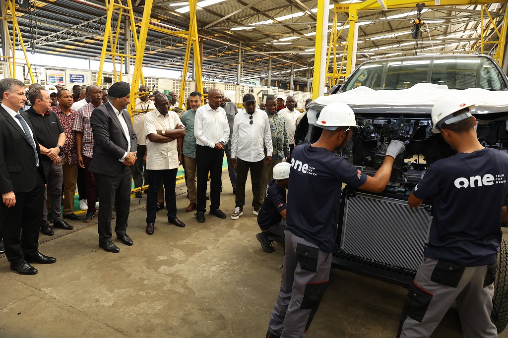 Toyota Fortuner CKD Assembly Line Commissioning - HE William Ruto and CFAO Motors Management